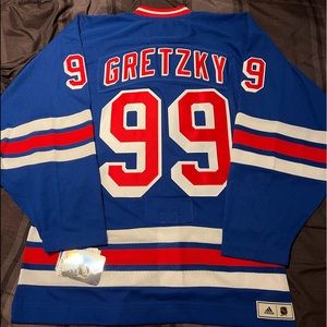 Adidas Authentic New York Rangers Wayne Gretzky Jersey